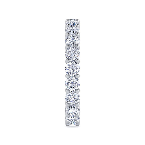 14K White Gold Shared Prong Diamond Eternity Band