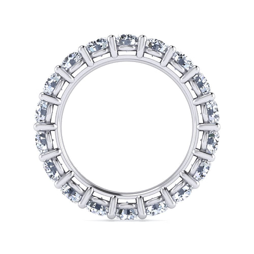 14K White Gold Shared Prong Diamond Eternity Band