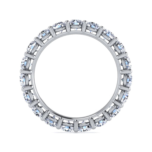 14K White Gold Shared Prong Diamond Eternity Band