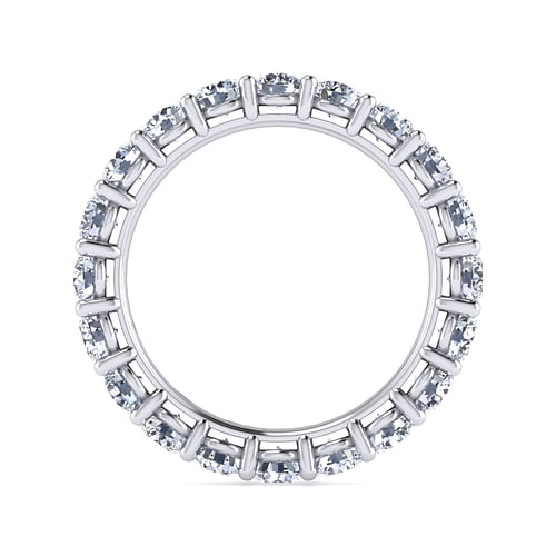 14K White Gold Shared Prong Diamond Eternity Band