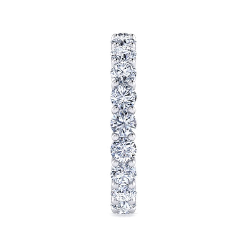 14K White Gold Shared Prong Diamond Eternity Band