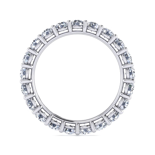 14K White Gold Shared Prong Diamond Eternity Band