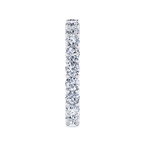 14K White Gold Shared Prong Diamond Eternity Band