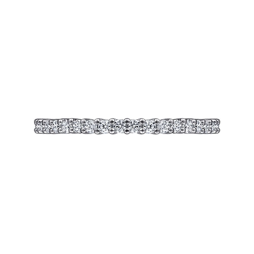 14K White Gold Shared Prong Diamond Eternity Band