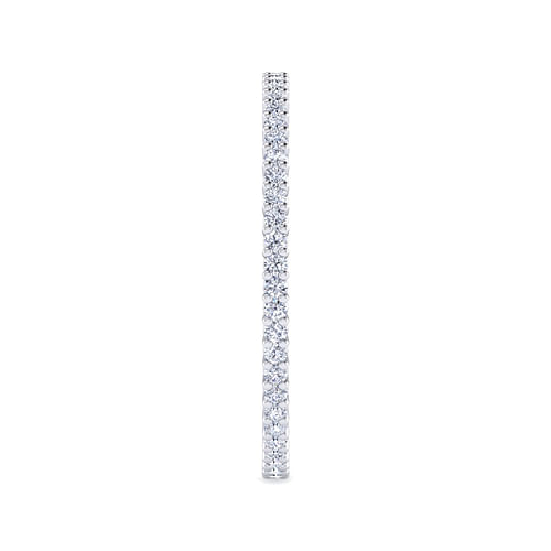 14K White Gold Shared Prong Diamond Eternity Band