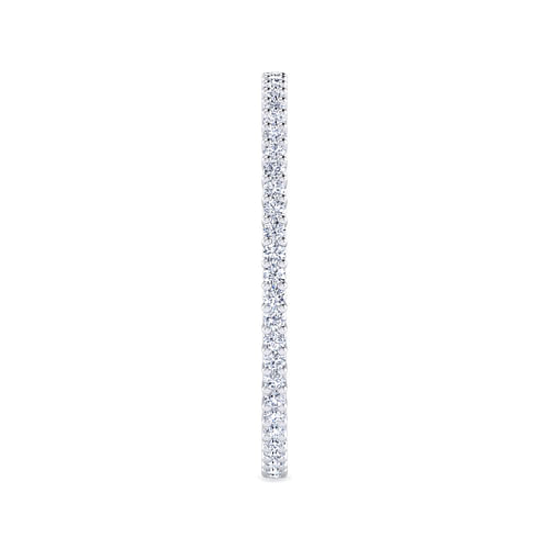 14K White Gold Shared Prong Diamond Eternity Band