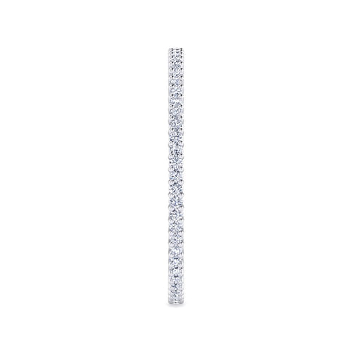 14K White Gold Shared Prong Diamond Eternity Band