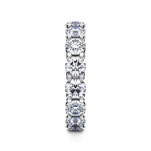 14K White Gold Shared Prong Diamond Eternity Band