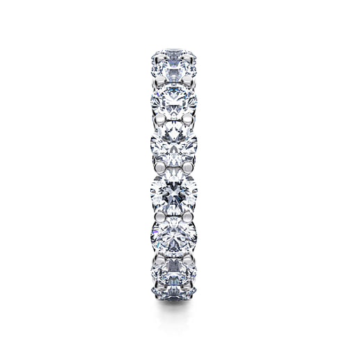 14K White Gold Shared Prong Diamond Eternity Band