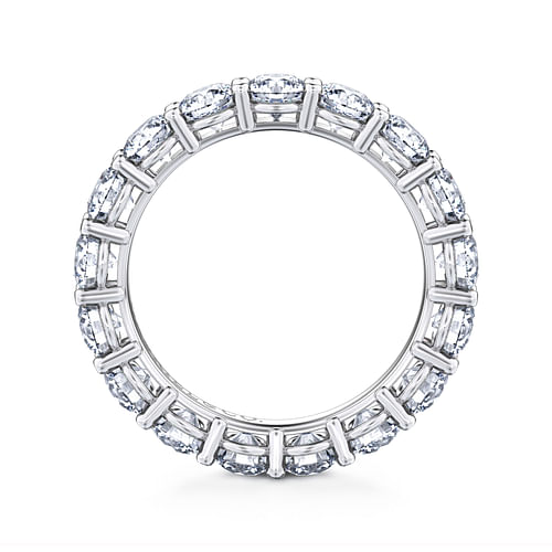 14K White Gold Shared Prong Diamond Eternity Band