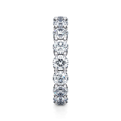 14K White Gold Shared Prong Diamond Eternity Band