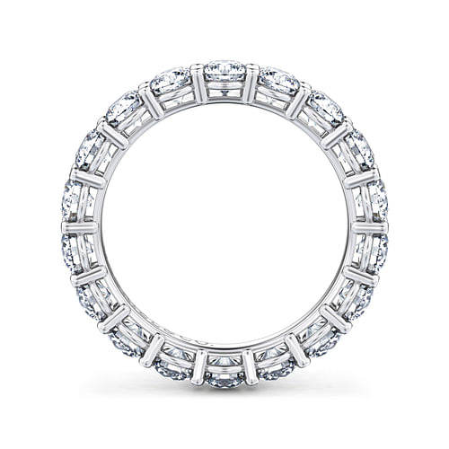 14K White Gold Shared Prong Diamond Eternity Band