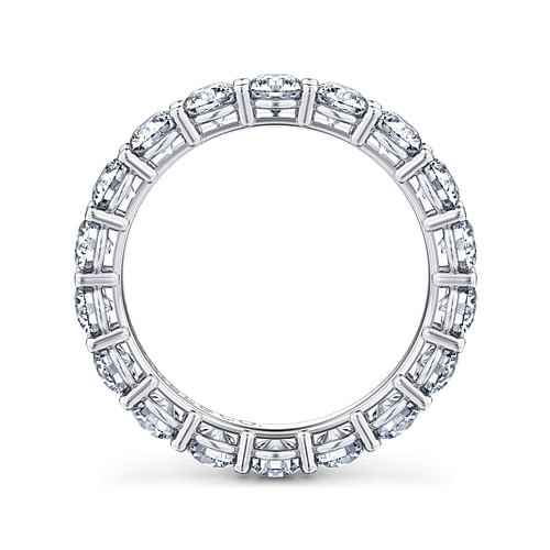 14K White Gold Shared Prong Diamond Eternity Band