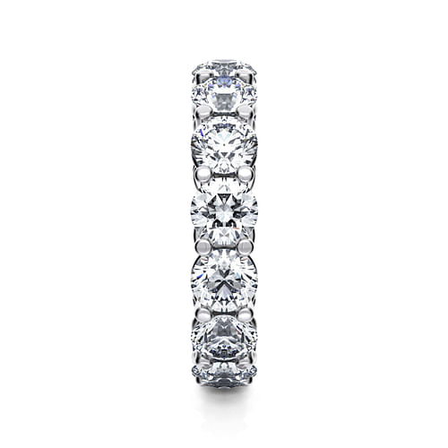 14K White Gold Shared Prong Diamond Eternity Band