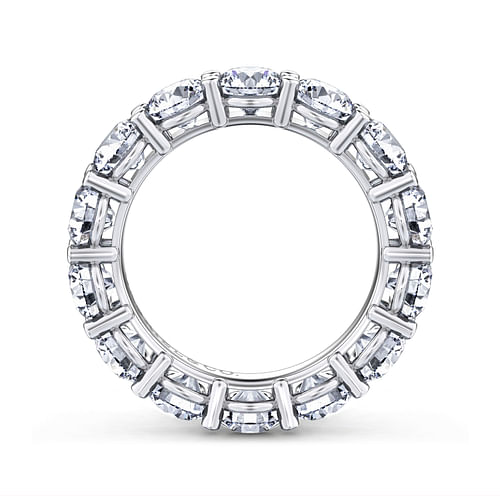 14K White Gold Shared Prong Diamond Eternity Band