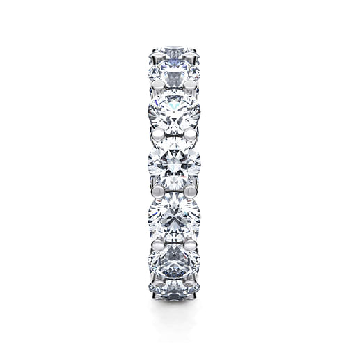 14K White Gold Shared Prong Diamond Eternity Band