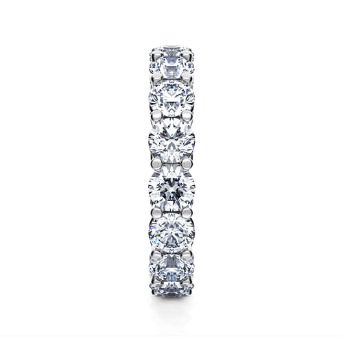 14K White Gold Shared Prong Diamond Eternity Band