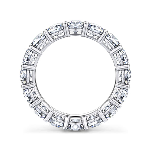 14K White Gold Shared Prong Diamond Eternity Band