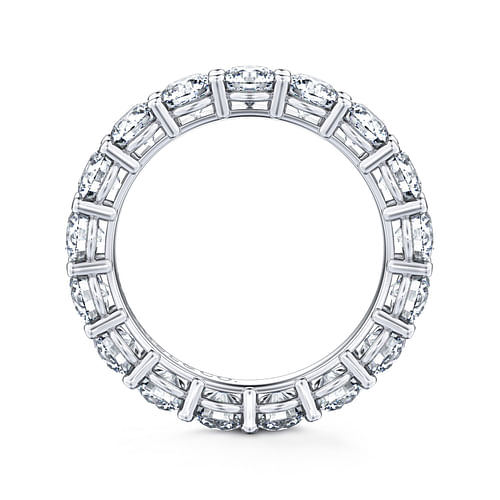 14K White Gold Shared Prong Diamond Eternity Band