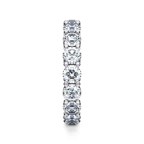 14K White Gold Shared Prong Diamond Eternity Band