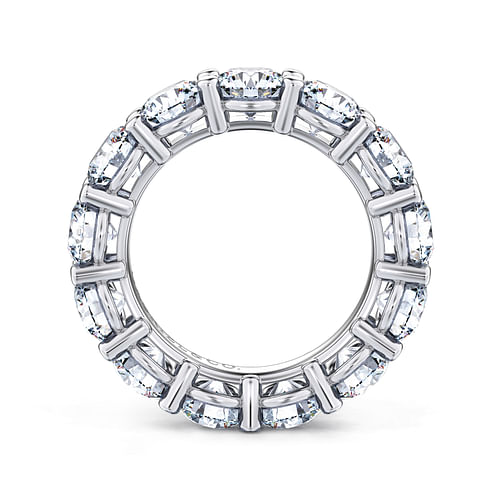 14K White Gold Shared Prong Diamond Eternity Band