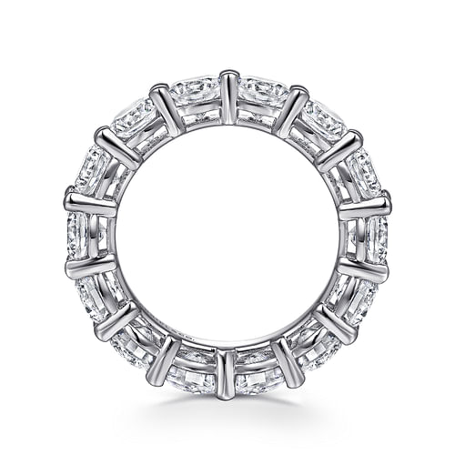 14K White Gold Shared Prong Diamond Eternity Band