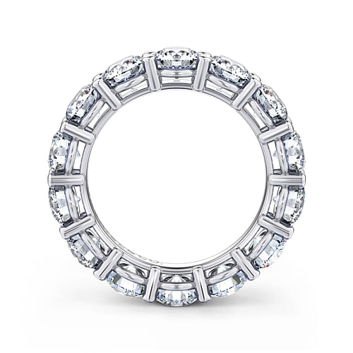 14K White Gold Shared Prong Diamond Eternity Band