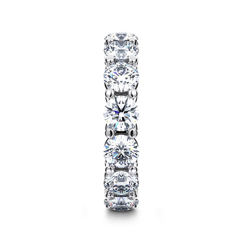 14K White Gold Shared Prong Diamond Eternity Band