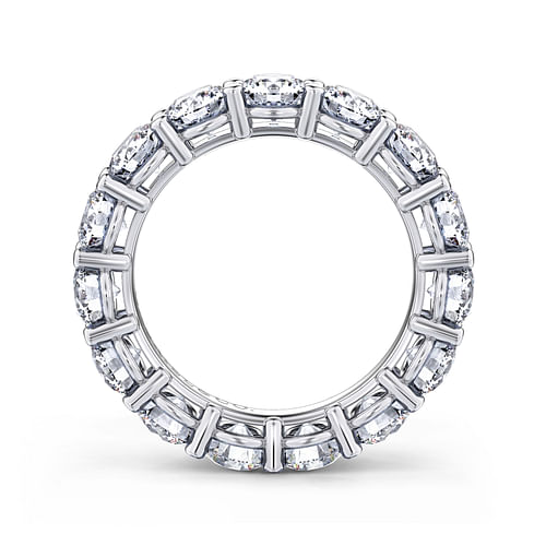 14K White Gold Shared Prong Diamond Eternity Band