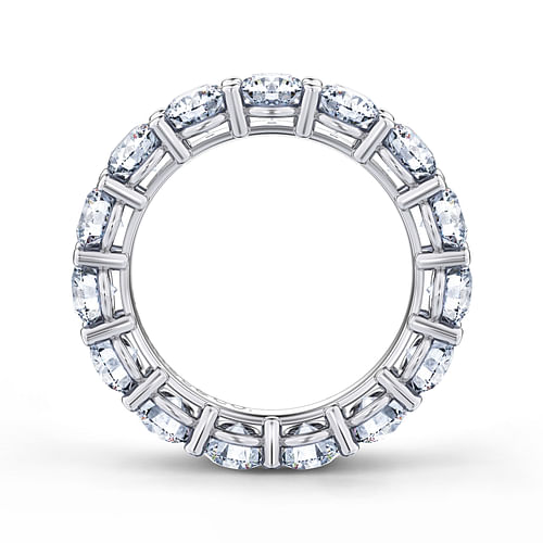 14K White Gold Shared Prong Diamond Eternity Band