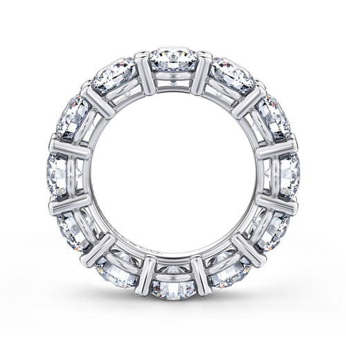 14K White Gold Shared Prong Diamond Eternity Band