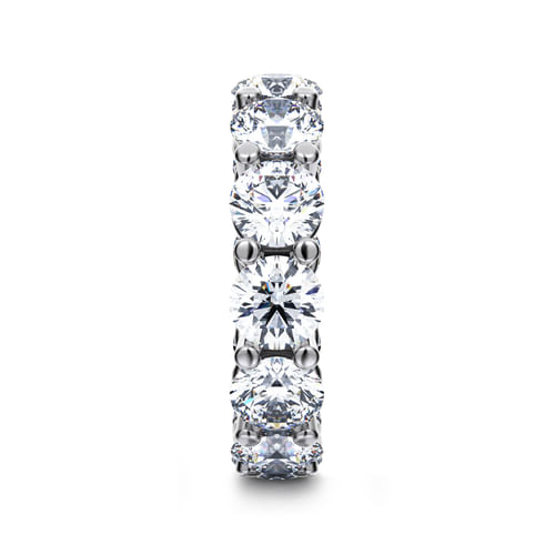 14K White Gold Shared Prong Diamond Eternity Band