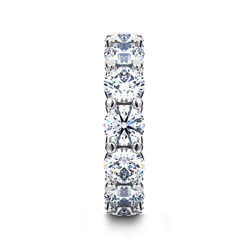 14K White Gold Shared Prong Diamond Eternity Band