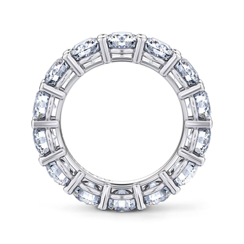 14K White Gold Shared Prong Diamond Eternity Band