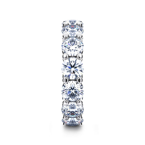 14K White Gold Shared Prong Diamond Eternity Band