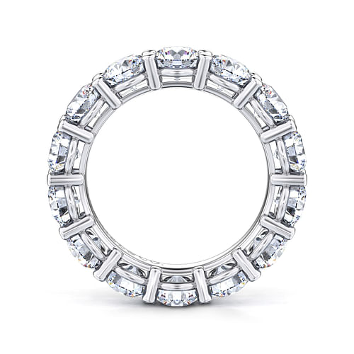 14K White Gold Shared Prong Diamond Eternity Band