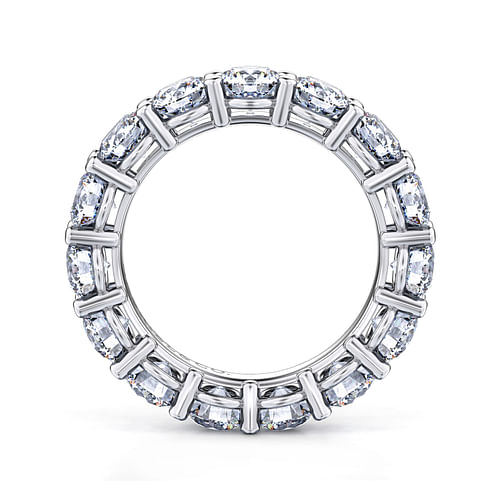 14K White Gold Shared Prong Diamond Eternity Band