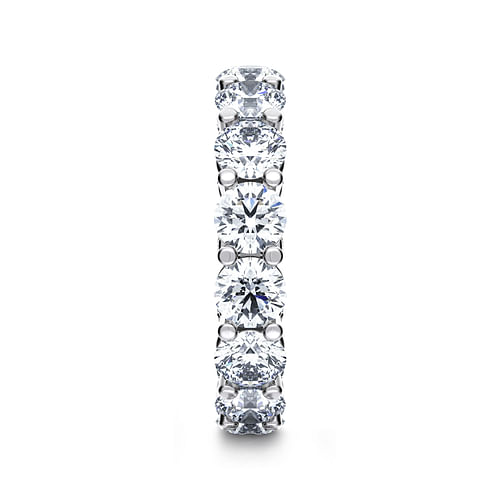 14K White Gold Shared Prong Diamond Eternity Band