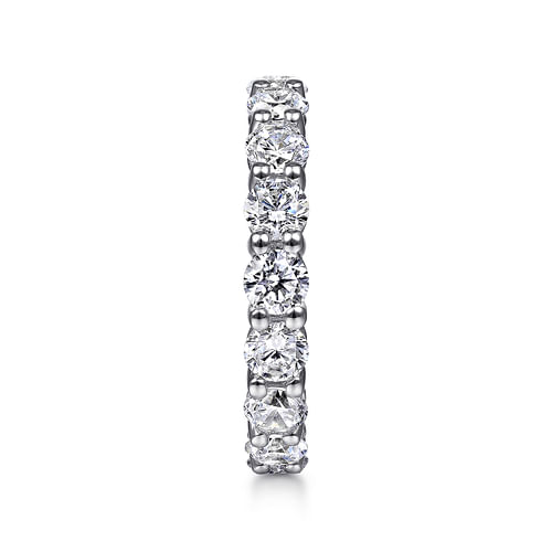 14K White Gold Shared Prong Diamond Eternity Band