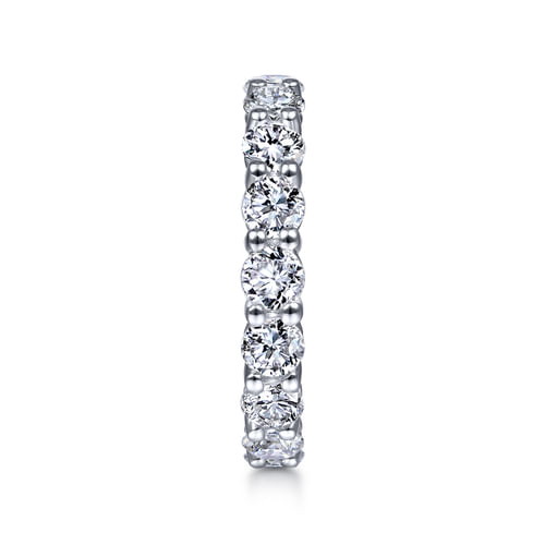14K White Gold Shared Prong Diamond Eternity Band