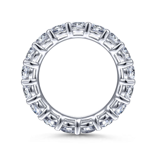 14K White Gold Shared Prong Diamond Eternity Band