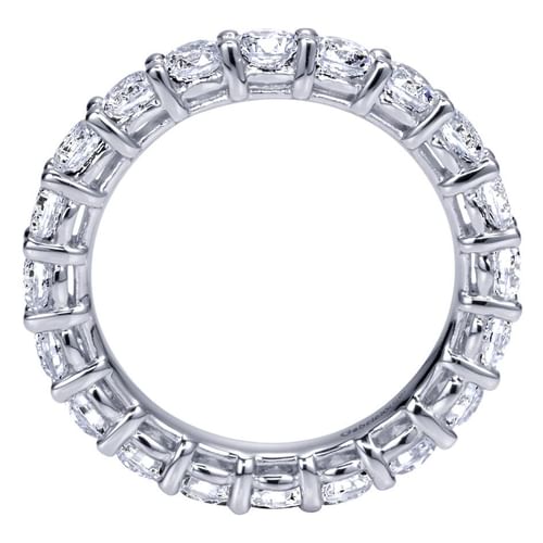 14K White Gold Shared Prong Diamond Eternity Band