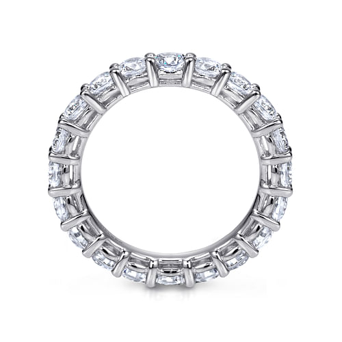 14K White Gold Shared Prong Diamond Eternity Band