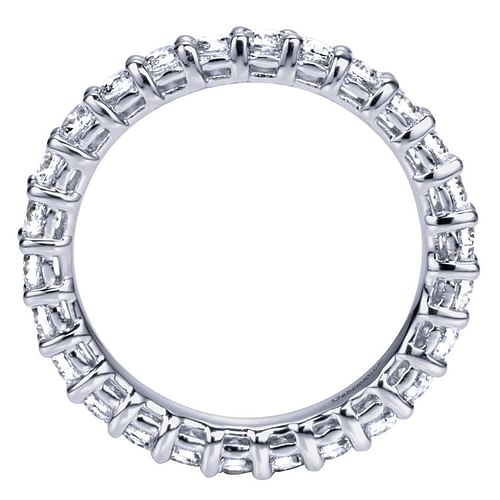 14K White Gold Shared Prong Diamond Eternity Band