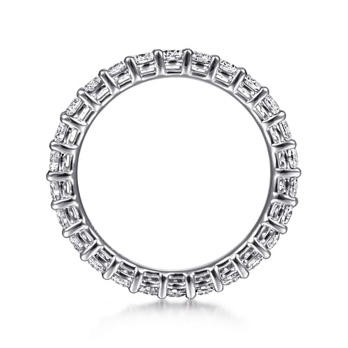 14K White Gold Shared Prong Diamond Eternity Band