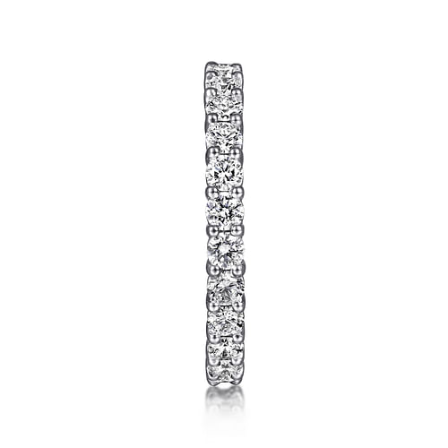 14K White Gold Shared Prong Diamond Eternity Band