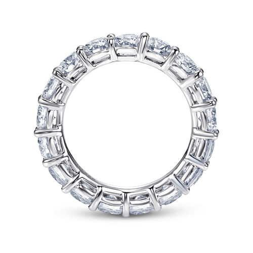 14K White Gold Shared Prong Diamond Eternity Band