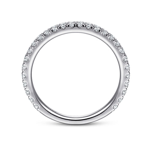 14K White Gold Stackable Diamond Ring