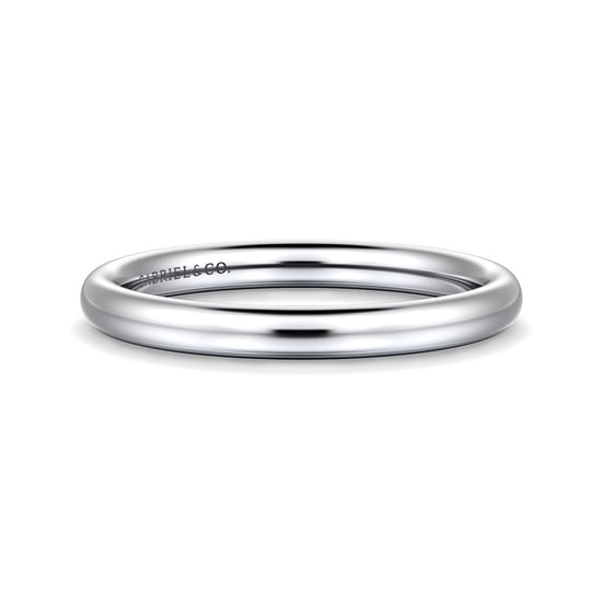 Gabriel - 14K White Gold Wedding Band