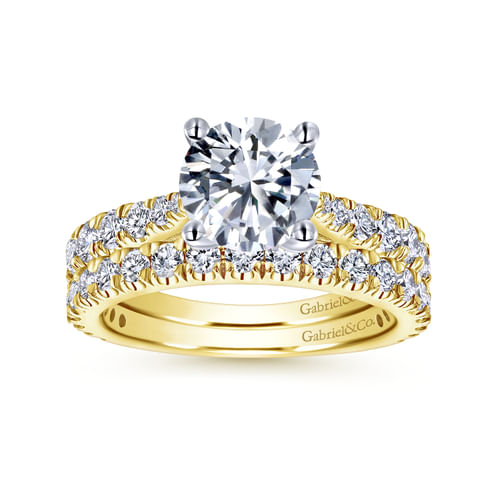 14K Yellow Gold   Matching Wedding Band